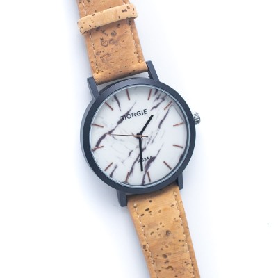 Natural Cork watch face with Strap unisex Watch WA-304-BOX Natural Cork watch face with Strap unisex Watch WA-304-BOX