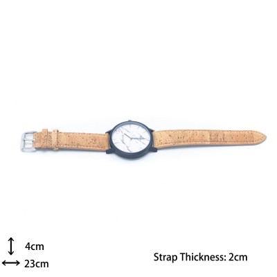 Natural Cork watch face with Strap unisex Watch WA-304-BOX Natural Cork watch face with Strap unisex Watch WA-304-BOX