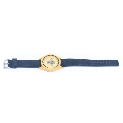 Cork Watch Set - Two Color Watch Strap - Unisex Cork Fashion Watch WA-240-BOX(with box) Cork Watch Set - Two Color Watch Strap - Unisex Cork Fashion Watch WA-240-BOX(with box)