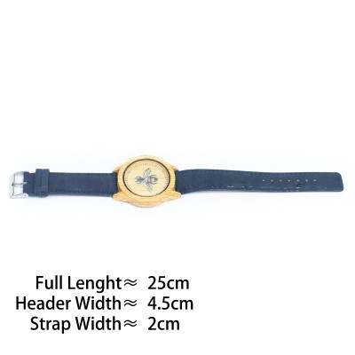 Cork Watch Set - Two Color Watch Strap - Unisex Cork Fashion Watch WA-240-BOX(with box) Cork Watch Set - Two Color Watch Strap - Unisex Cork Fashion Watch WA-240-BOX(with box)