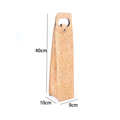 Natural cork wine packaging and carrying gift bag L-1007 Natural cork wine packaging and carrying gift bag L-1007